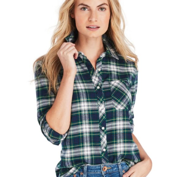 Vineyard Vines Tops - Vineyard Vines Plaid Button Down Shirt Size 6
